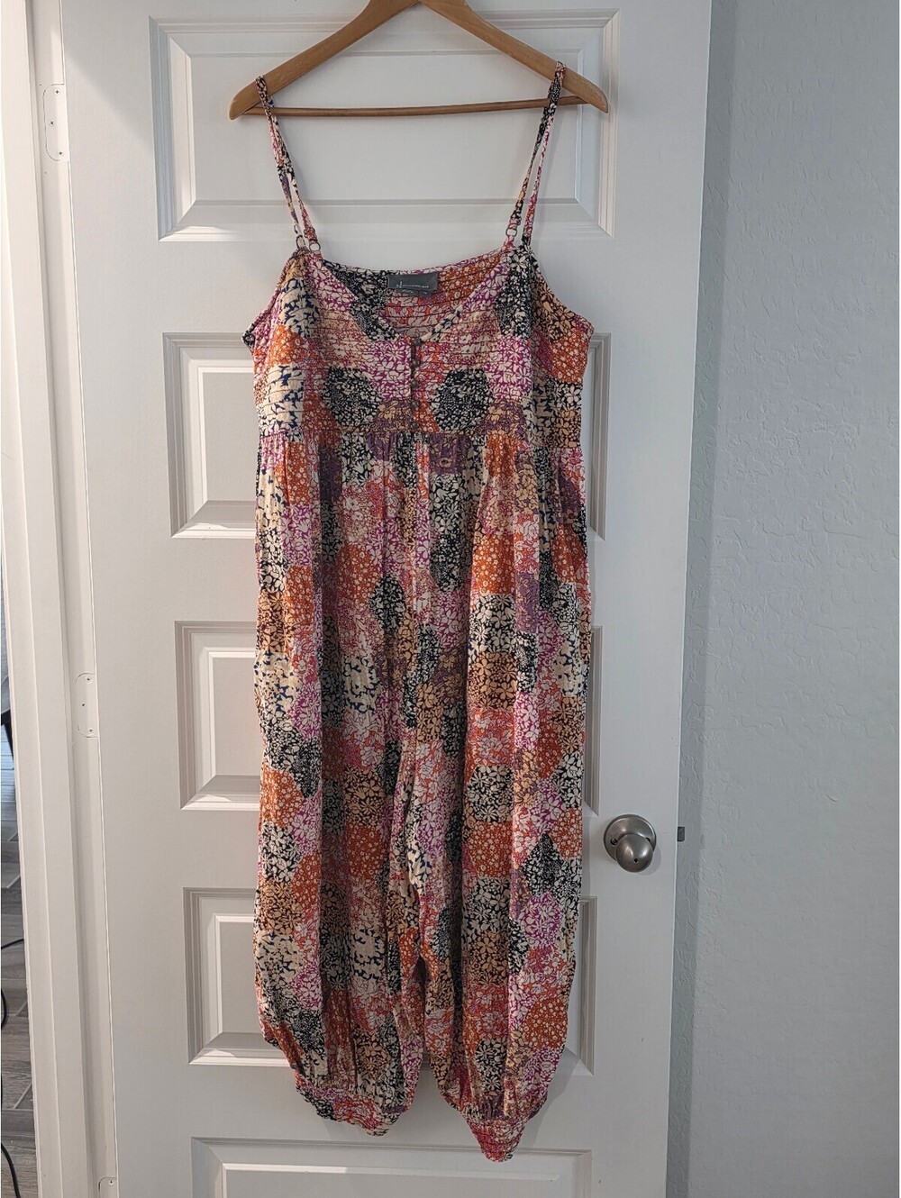Anthropology Boho Jumpsuit Harem Pants. Plus size 1x.